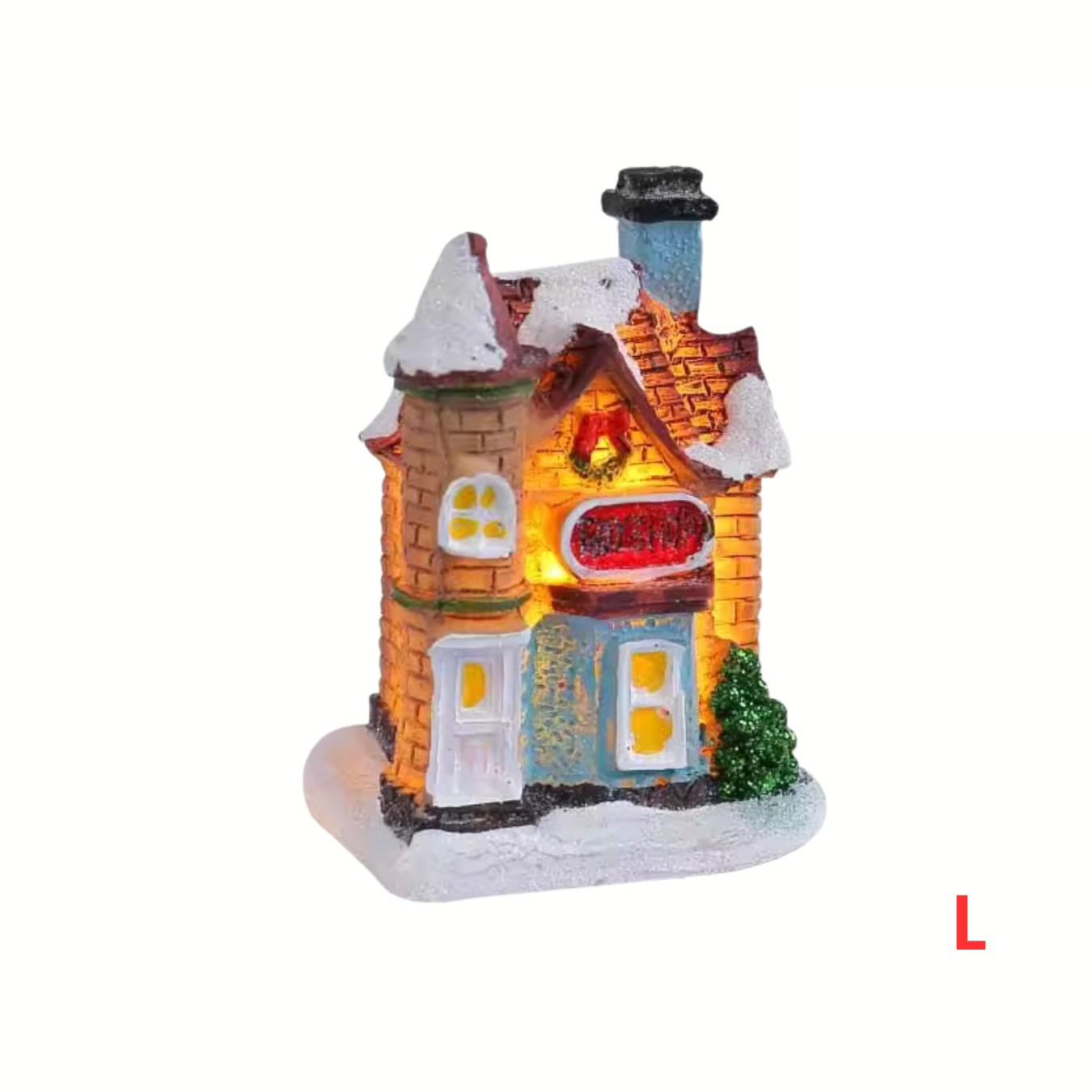 Weihnachtsdorf Häuschen Mini-LED-Dorfdeko