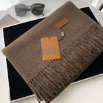 Wollschal – Weich – Mit Fransen – Für kalte Tage