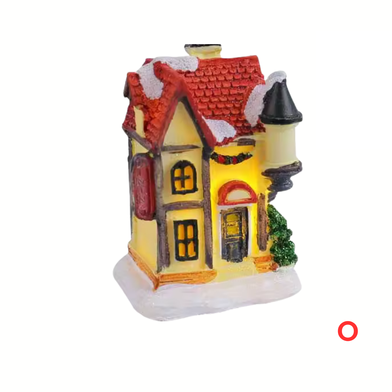 Weihnachtsdorf Häuschen Mini-LED-Dorfdeko