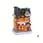 Weihnachtsdorf Häuschen Mini-LED-Dorfdeko