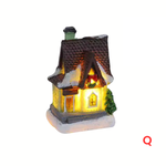 Weihnachtsdorf Häuschen Mini-LED-Dorfdeko