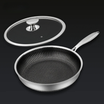 TitanPro Hybrid-Pfanne 20 cm – Edelstahl mit Antihaft-Technologie