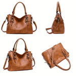 Handtasche Damen – Abnehmbarer Schulterriemen – Für Alltag und Büro