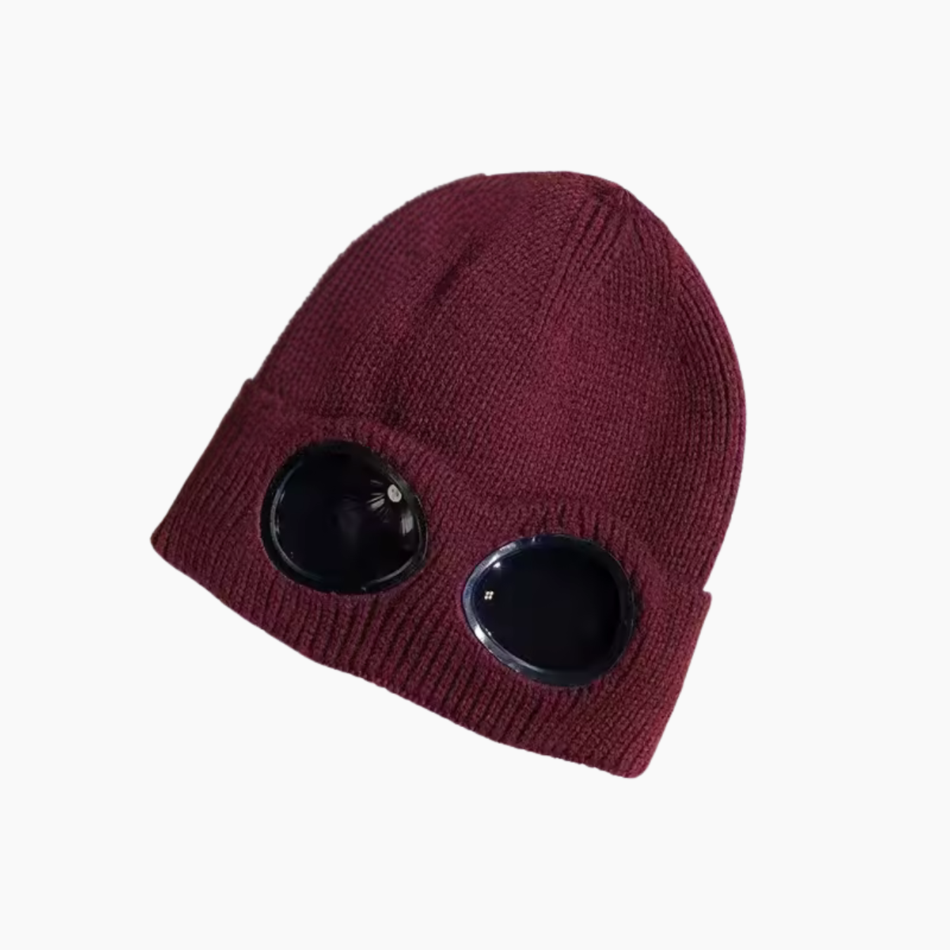 FrostGuard Wintermütze mit Brille | Winddichte Skimütze für kalte Tage