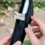 SteelGuard AutoStick | Sofort einsatzbereit Teleskopischer Sicherheits-Gehstock mit Ein-Klick-Auslösung