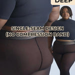 Stylish Winterwärme Strumpfhose | Fleece-gefüttert & transparenter Look