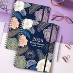 2026 Wochenplaner – Mit Blumenmuster – Für Planung und Organisation