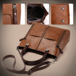 Nuvoria Echtleder-Umhängetasche – Boho-Stil mit zeitloser Natürlichkeit