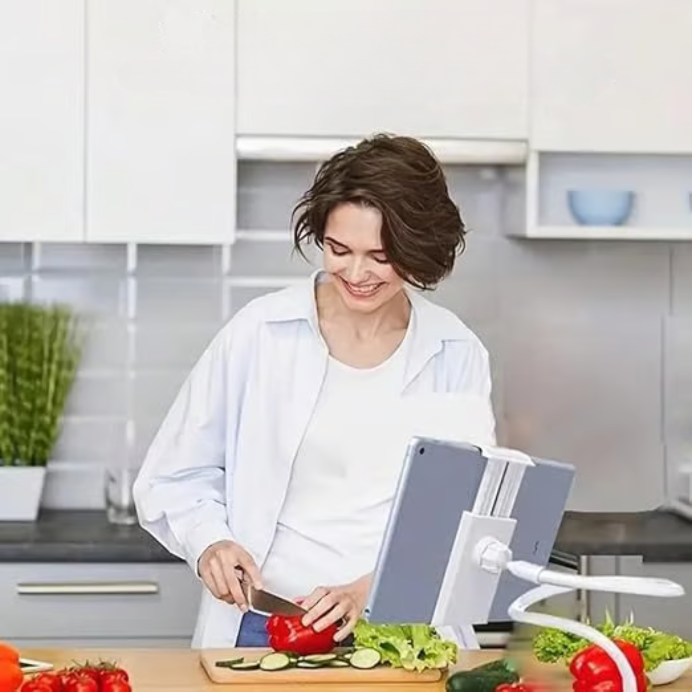 SmartDesk verstellbare Halterung | 360° drehbarer Tablet & Handy Ständer