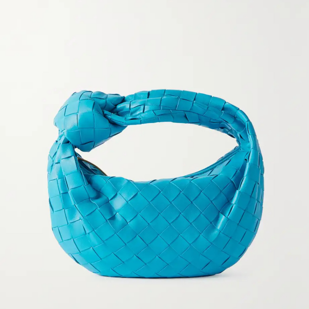 Leder Schultertasche mit Flechtmuster | Umhängetasche Damen Trend-Piece 2025