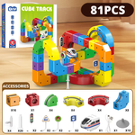 Bauklötze Set – Bunte Straßen- und Brückenbausteine – Fördert Kreativität