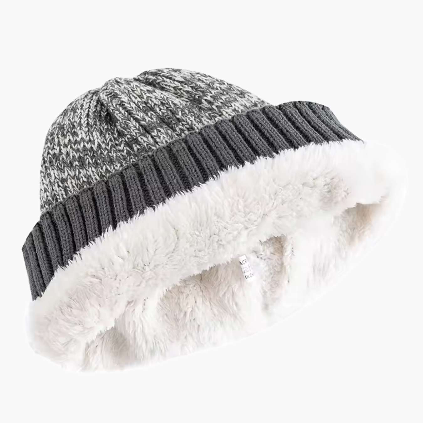 Strickmütze mit weichem Inneren