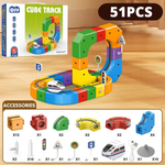 Bauklötze Set – Bunte Straßen- und Brückenbausteine – Fördert Kreativität