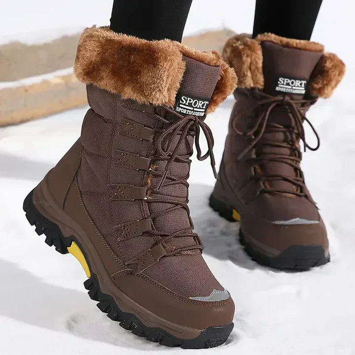 NordStep Winterstiefel Damen | Wasserdicht & Warm Gefüttert für Kalte Tage