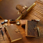 Lederjournal – Klassisch – Mit Verschluss – Für Notizen und Erinnerungen