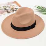 Fedora Hut | Modischer Filzhut mit breiter Krempe