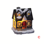 Weihnachtsdorf Häuschen Mini-LED-Dorfdeko