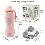 Zusammenklappbare Wasserflasche – Aus Silikon – Für Reisen und Alltag