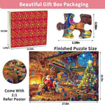 Festliches Puzzle-Countdown-Erlebnis – 1008 Teile Weihnachts-Puzzle