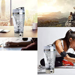 Protein Shaker – Mit Rührmechanismus – Für Smoothies und Proteinshakes – 450 ml