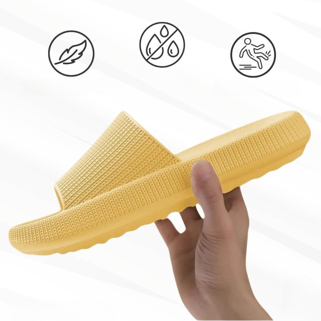 OrthoWalk Pantoletten damen | Bequeme orthopädische Badeschlappen für Alltag & Freizeit