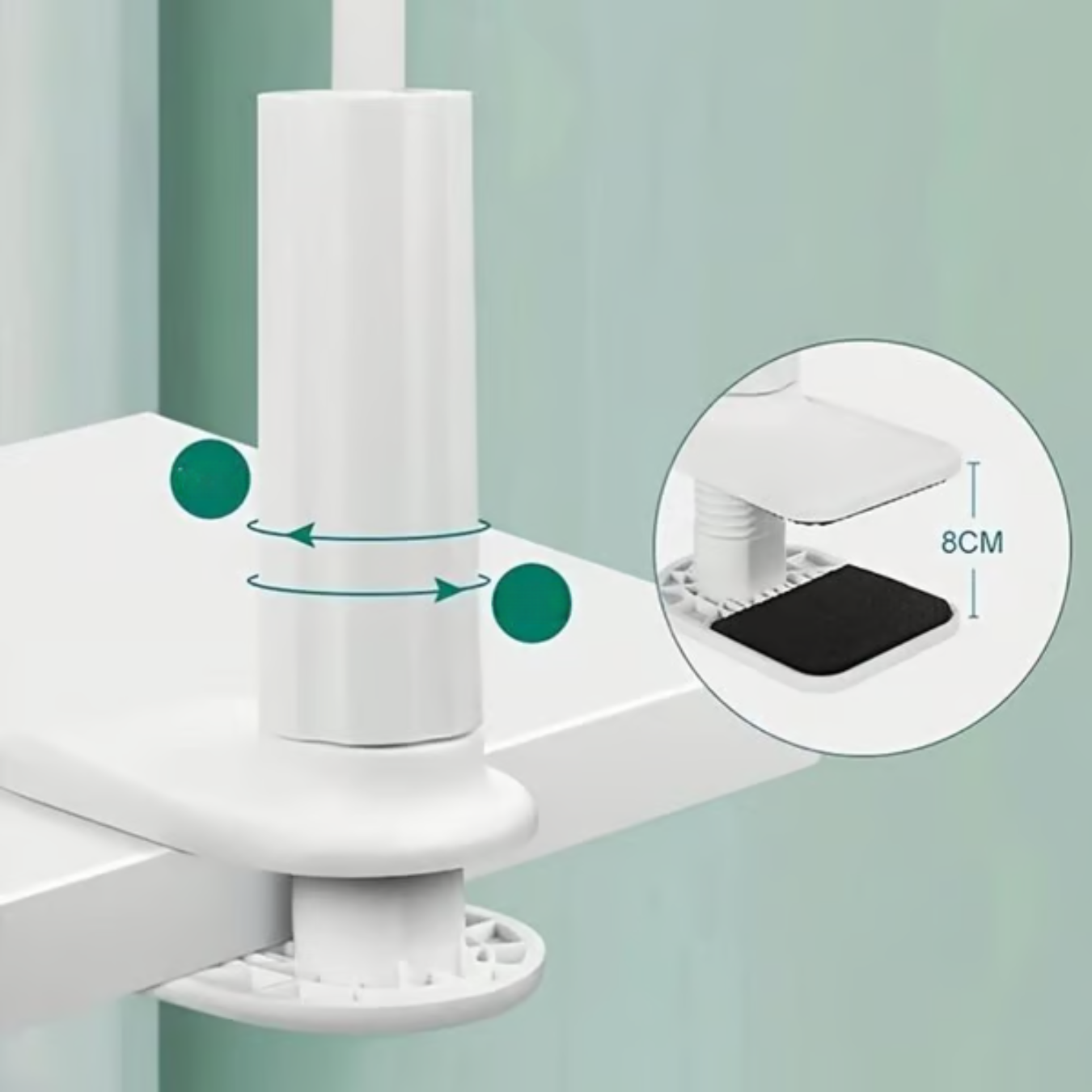 SmartDesk verstellbare Halterung | 360° drehbarer Tablet & Handy Ständer