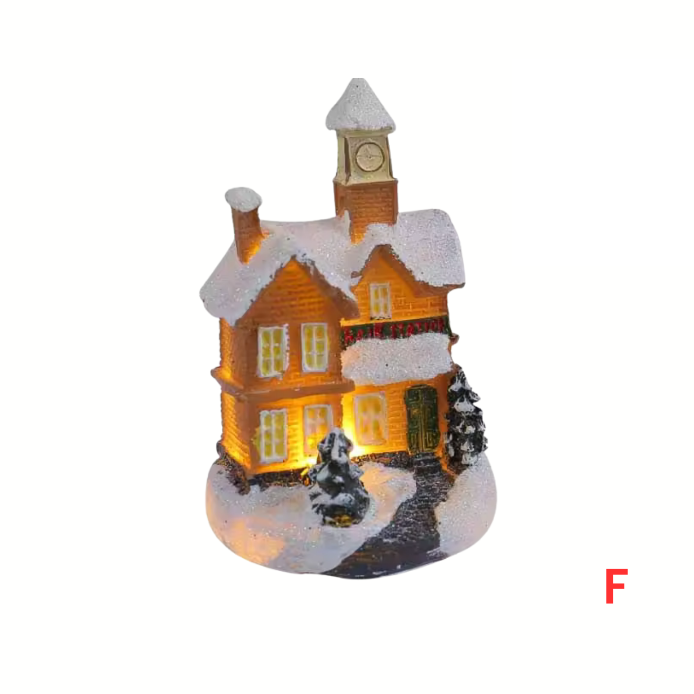 Weihnachtsdorf Häuschen Mini-LED-Dorfdeko