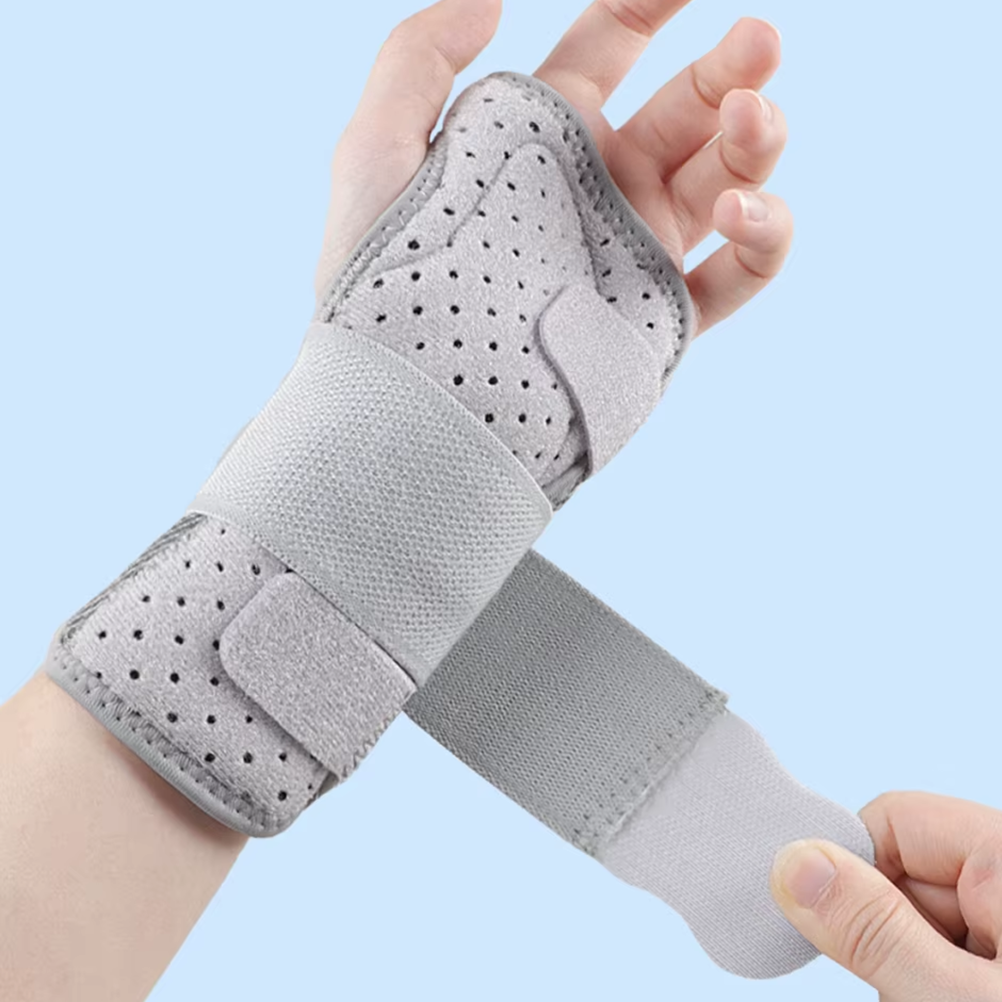 Handgelenkbandage – Verstellbare Schiene – Für Stabilität und Alltag