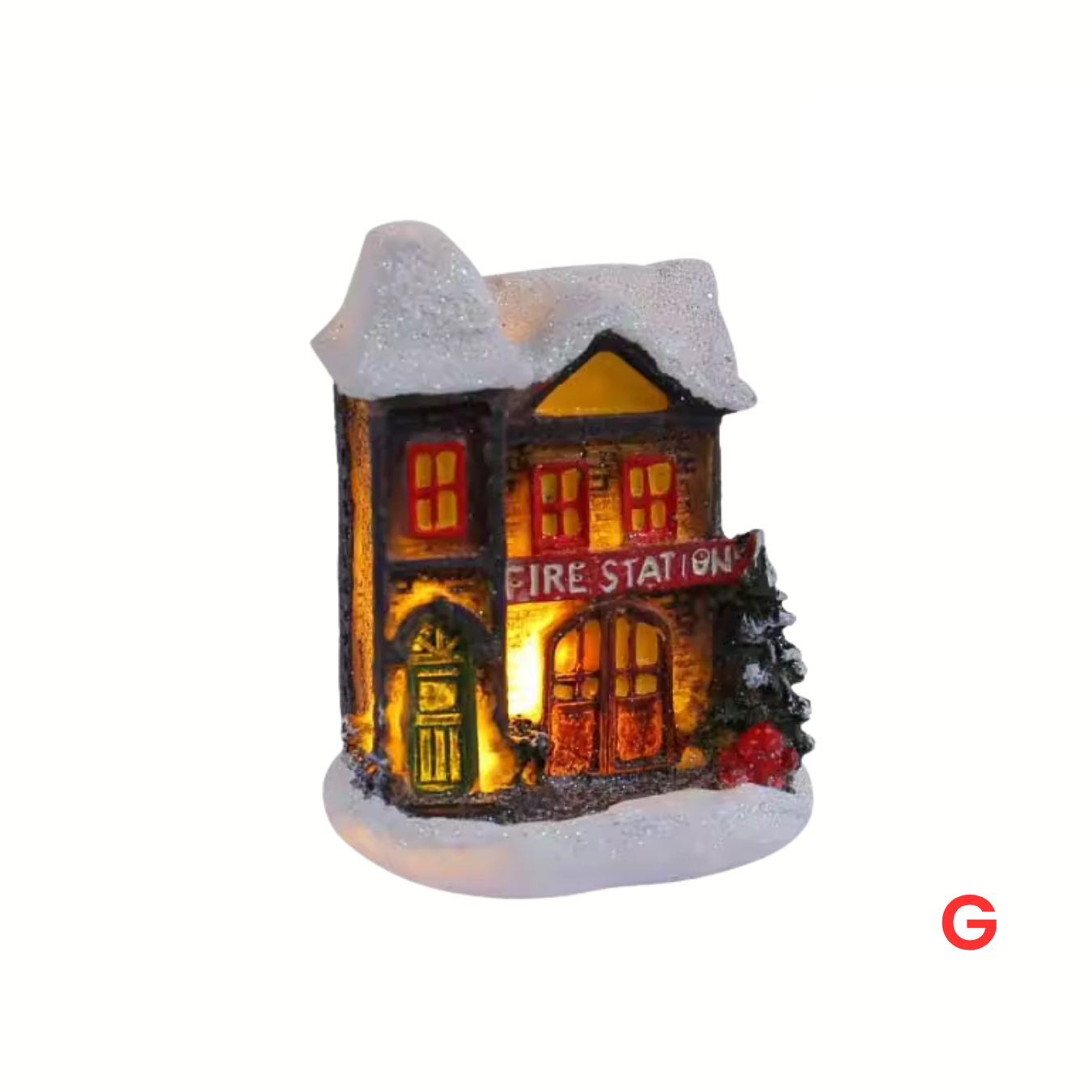 Weihnachtsdorf Häuschen Mini-LED-Dorfdeko