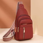 Serava Crossbody-Tasche – Stilvolle Ledertasche mit Retro-Charme