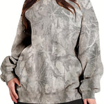 Oversized Sweatshirt – Camouflage Design – Für Freizeit und Alltag