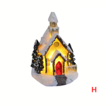 Weihnachtsdorf Häuschen Mini-LED-Dorfdeko