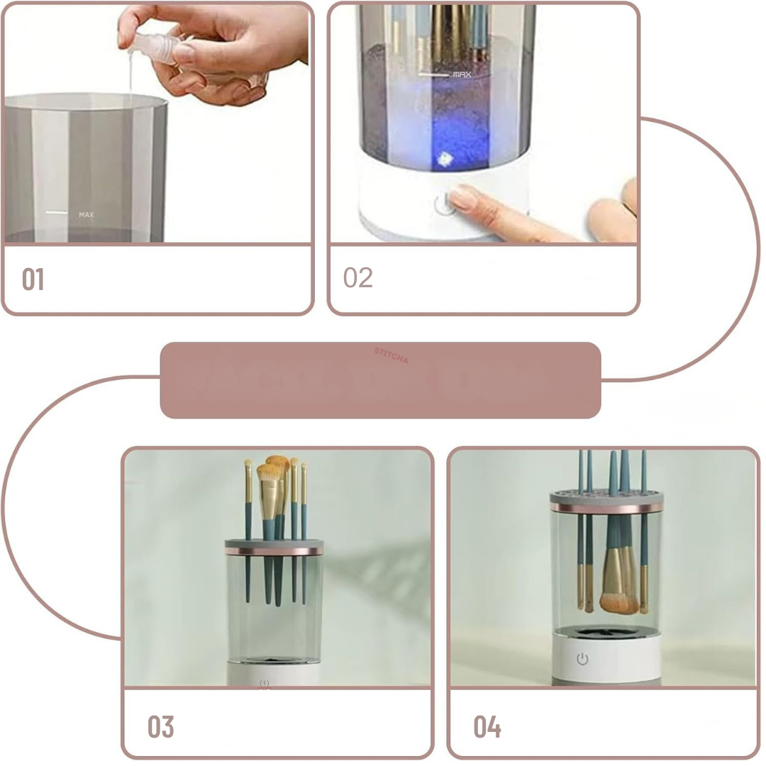 Elektrischer Make-up-Pinselreiniger | Saubere Pinsel in Sekunden
