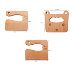 Holz Messer – Mit verschiedenen Tierformen – Fördert praktische Fähigkeiten