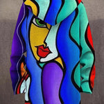 ArtVibe Kapuzenjacke – Bunte Streetwear mit künstlerischem Design