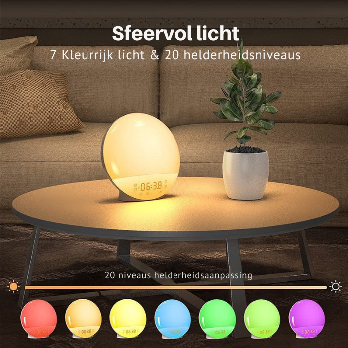 Wake-up Light Wecker – Simuliert Sonnenaufgang – Für bessere Schlafqualität