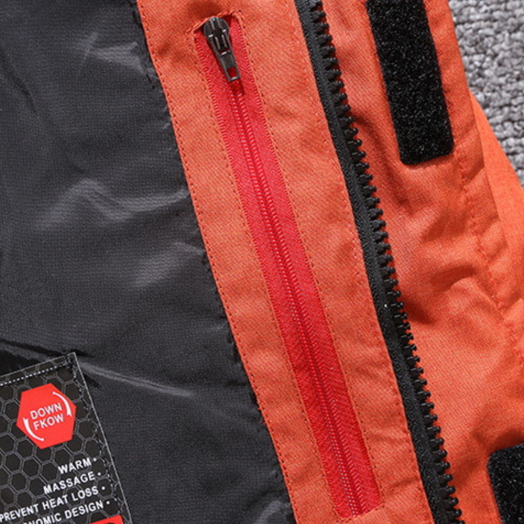 Wattierte Winterjacke – Mit Kapuze – Wasserdicht – Für Herren