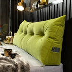 Kissen mit Rückenstütze – Weich – Mit Seitentasche – Für Bett und Sofa