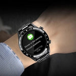 Smartwatch Herren – Edelstahlarmband – Für Fitness und Alltag