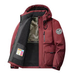 Outdoor-Winterjacke – Mit Kapuze – Wasserdicht – Für Herren