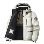 Outdoor-Winterjacke – Mit Kapuze – Wasserdicht – Für Herren