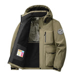 Outdoor-Winterjacke – Mit Kapuze – Wasserdicht – Für Herren