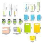 Küchen Spiel Set – Mit Werkzeugen und Schneidebrettern – Fördert Kreativität