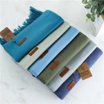 Wollschal – Weich – Mit Fransen – Für kalte Tage