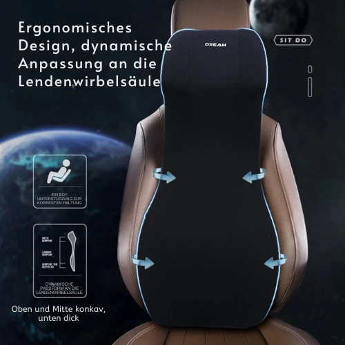 Nacken- und Lendenstütze – Ergonomisch – Für Autos und Bürostühle