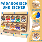 Farben Lernspielzeug – Mit Farbpalette und Perlen – Fördert Farberkennung