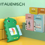 Lernspielzeug Dinosaurier – Interaktive Sprachkarten – Fördert Sprachentwicklung