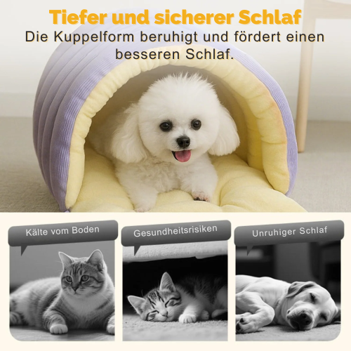 Katzenbett – Weiches Material – Warm und Gemütlich – Für Katzen und kleine Haustiere