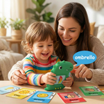 Lernspielzeug Dinosaurier – Interaktive Sprachkarten – Fördert Sprachentwicklung