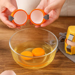 Eiertrenner – Mit Silikonhülle – Für Einfaches Trennen von Eiweiß und Eigelb